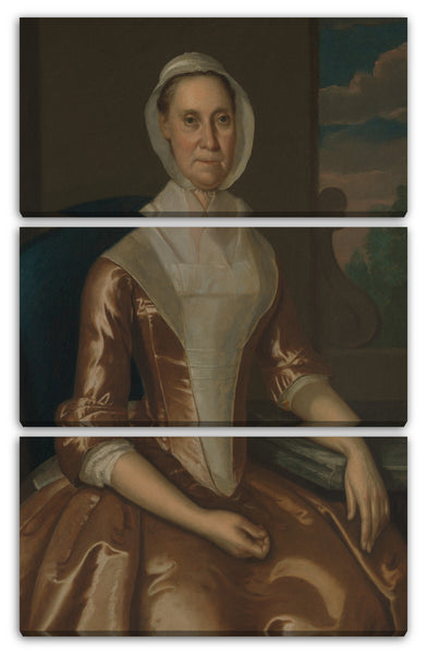 Leinwandbild John Hesselius - Frau Richard Galloway
