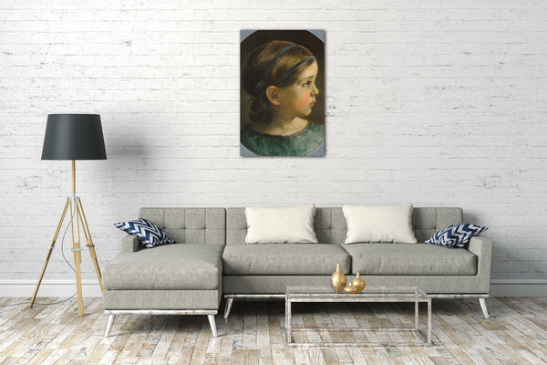Leinwandbild William Seite - Tochter von William Page (wahrscheinlich Mary Page)