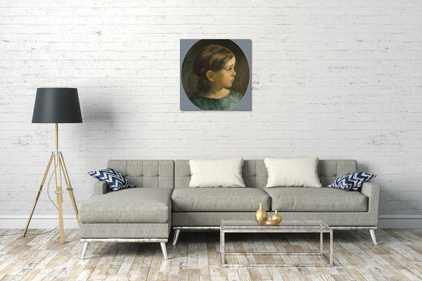 Leinwandbild William Seite - Tochter von William Page (wahrscheinlich Mary Page)