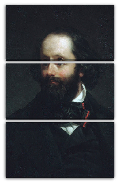 Leinwandbild Charles Loring Elliott - Porträt des Künstlers