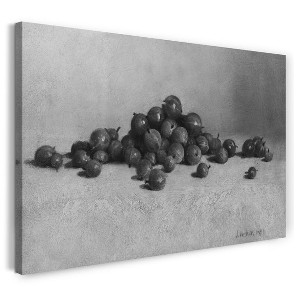 Leinwandbild Joseph Decker - Stachelbeeren