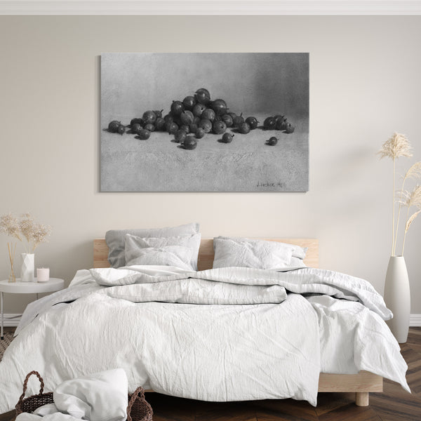 Leinwandbild Joseph Decker - Stachelbeeren