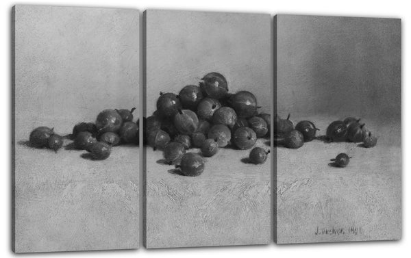 Leinwandbild Joseph Decker - Stachelbeeren