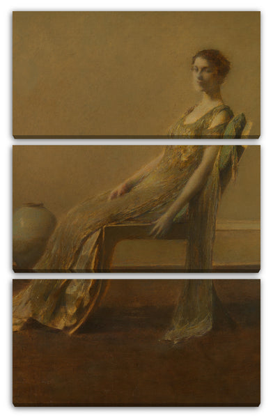 Leinwandbild Thomas Wilmer Dewing - Grün und Gold