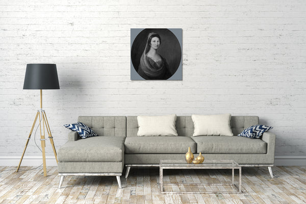 Leinwandbild Matthew Pratt - Frau Peter De Lancey