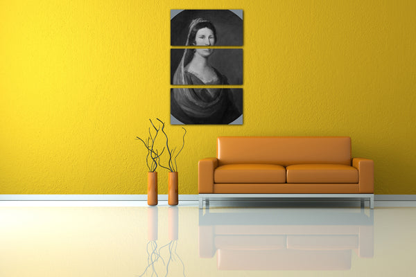 Leinwandbild Matthew Pratt - Frau Peter De Lancey