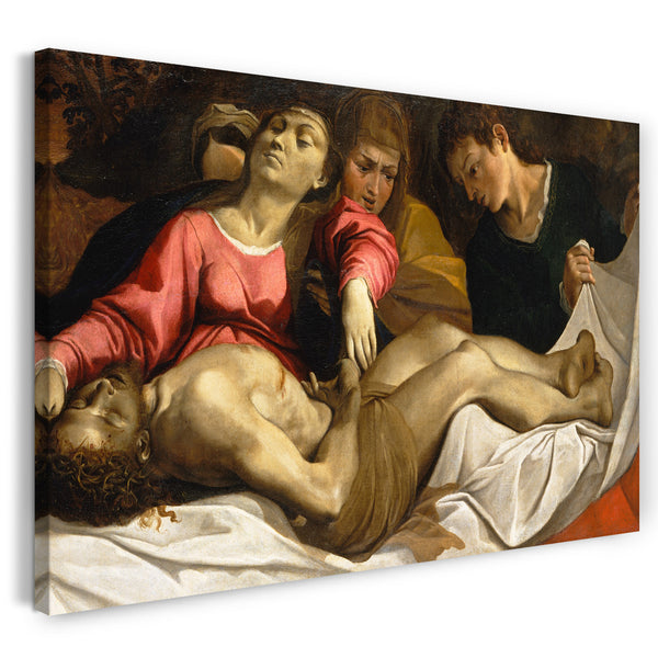 Leinwandbild Ludovico Carracci - Die Beweinung