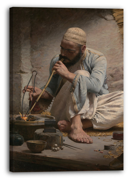 Leinwandbild Charles Sprague Pearce - Der arabische Juwelier