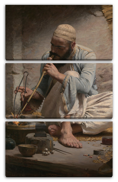 Leinwandbild Charles Sprague Pearce - Der arabische Juwelier