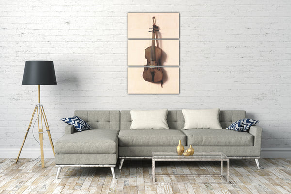 Leinwandbild Jefferson D. Chalfant - Violine und Bogen