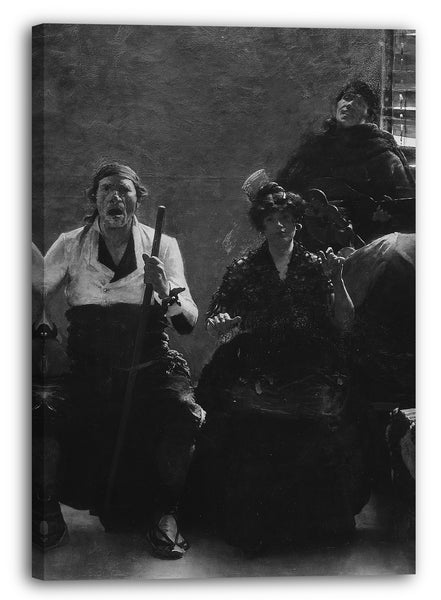 Leinwandbild William Dannat - Das Quartett (Un quatuor)