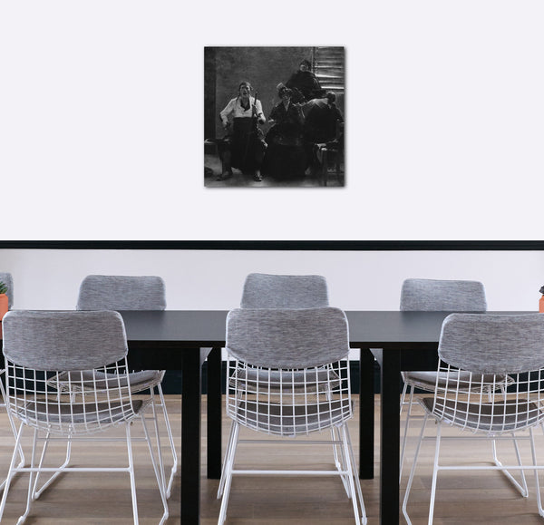Leinwandbild William Dannat - Das Quartett (Un quatuor)