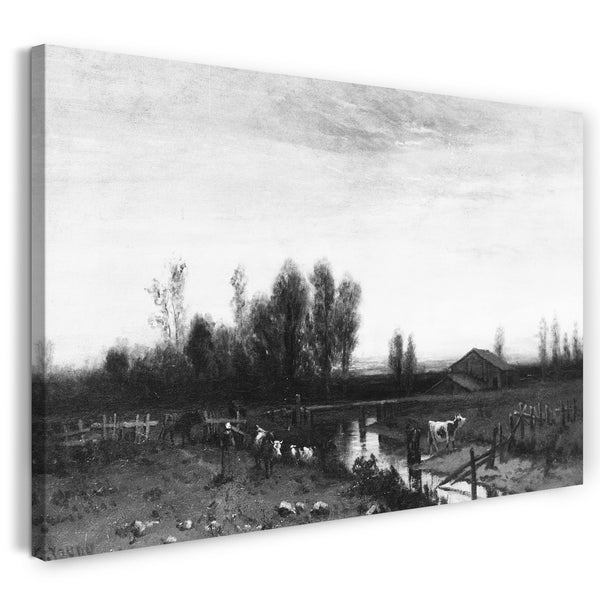Leinwandbild Harvey O. Young - Sonnenuntergang