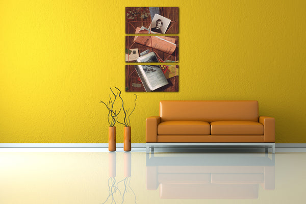 Leinwandbild John F. Peto - Büro-Pinnwand