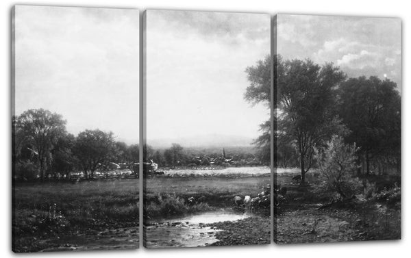 Leinwandbild James M. Hart - Weide-Szene