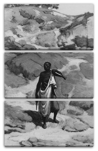 Leinwandbild Elihu Vedder - Der afrikanische Wächter