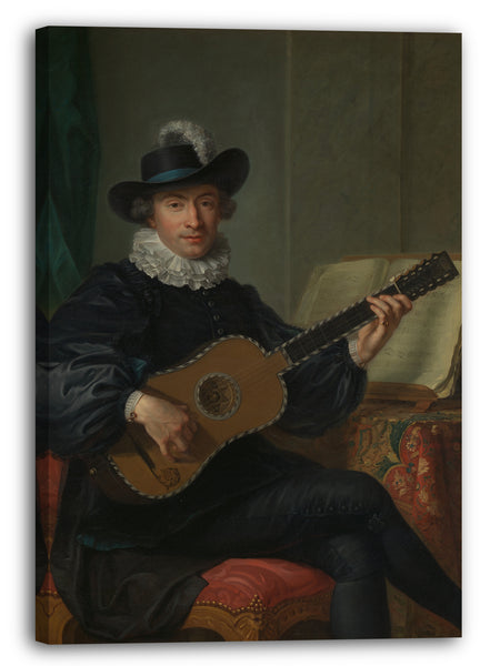 Leinwandbild Guillaume Voiriot - Porträt von Monsieur Aublet