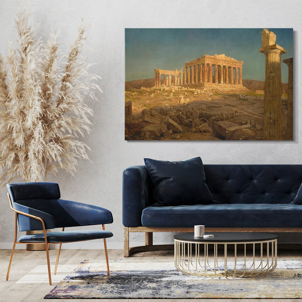 Leinwandbild Frederic Edwin Kirche - Das Parthenon