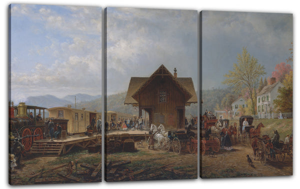 Leinwandbild Edward Lamson Henry - Die 9:45 Unterkunft