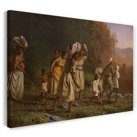 Leinwandbild Theodor Kaufmann - Auf nach Liberty