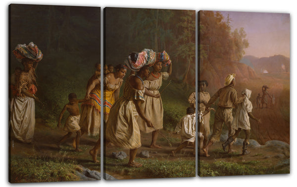 Leinwandbild Theodor Kaufmann - Auf nach Liberty