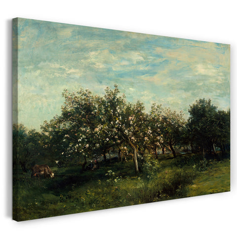 Leinwandbild Charles-François Daubigny - Apfelblüten