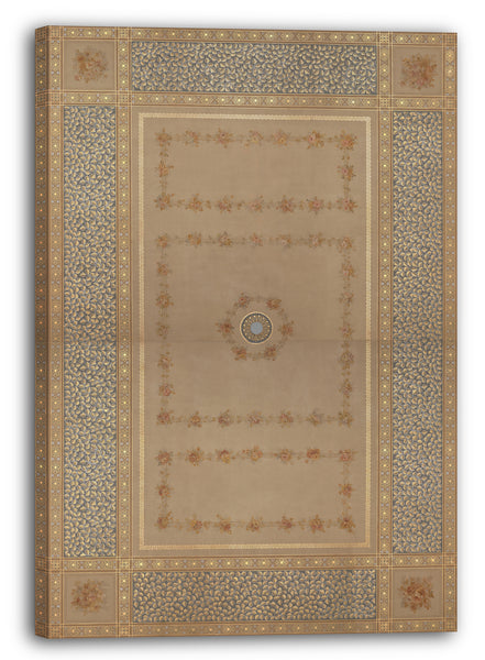Leinwandbild George A. Schastey - Fries und Decke