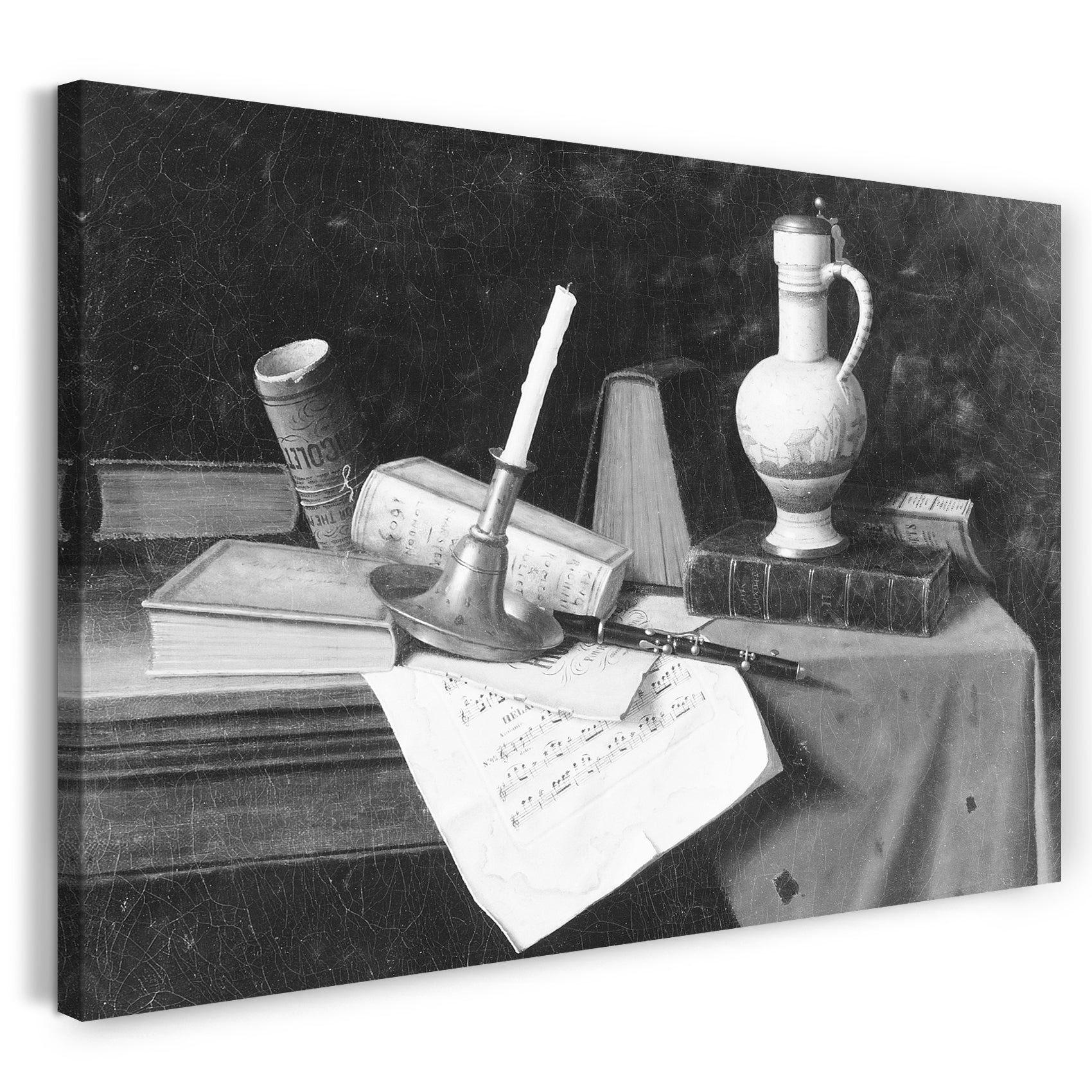 Leinwandbild William Michael Harnett - Stillleben