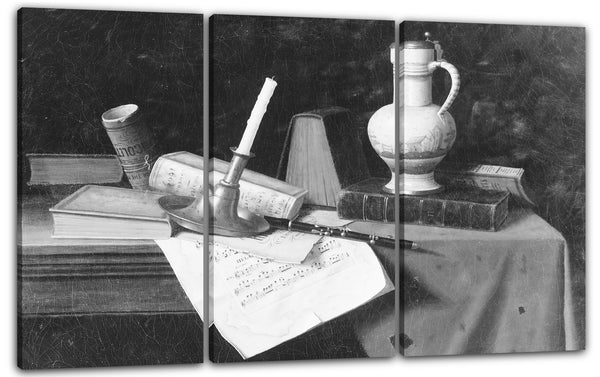 Leinwandbild William Michael Harnett - Stillleben