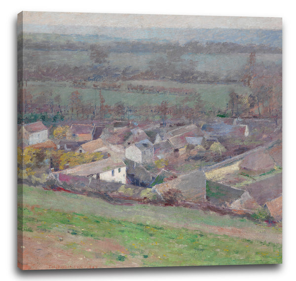 Leinwandbild Theodore Robinson - Eine Vogelperspektive