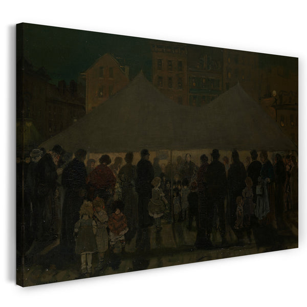 Leinwandbild Jerome Myers - Das Missionszelt