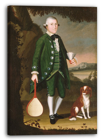 Leinwandbild William Williams - Portrait eines Jungen, wahrscheinlich aus der Crossfield-Familie