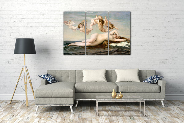 Leinwandbild Alexandre Cabanel - Die Geburt der Venus