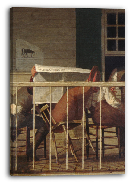 Leinwandbild Enoch Holz Perry - Der wahre Amerikaner