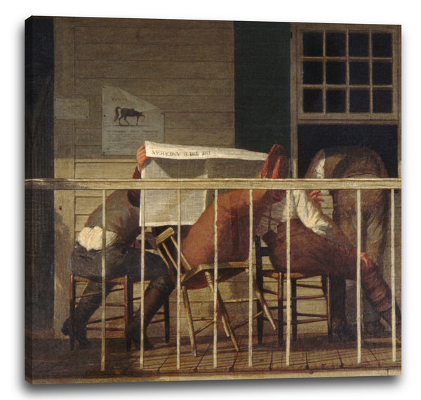 Leinwandbild Enoch Holz Perry - Der wahre Amerikaner