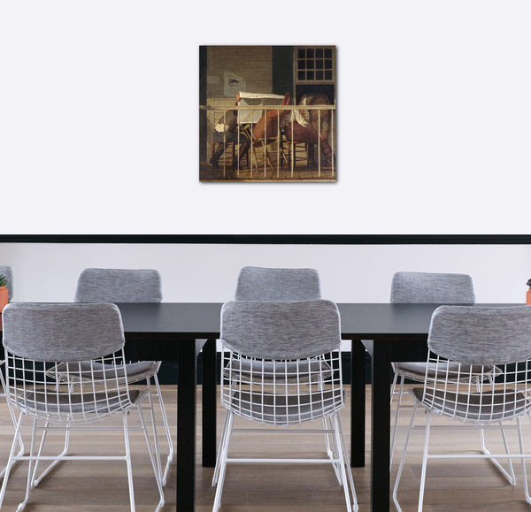 Leinwandbild Enoch Holz Perry - Der wahre Amerikaner