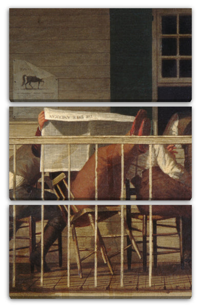 Leinwandbild Enoch Holz Perry - Der wahre Amerikaner
