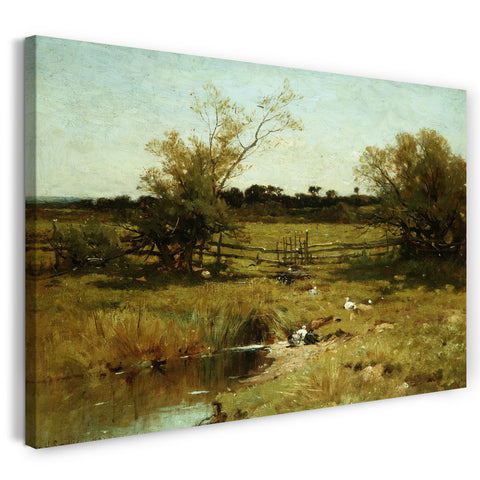 Leinwandbild George Henry Smillie - East Hampton Wiesen