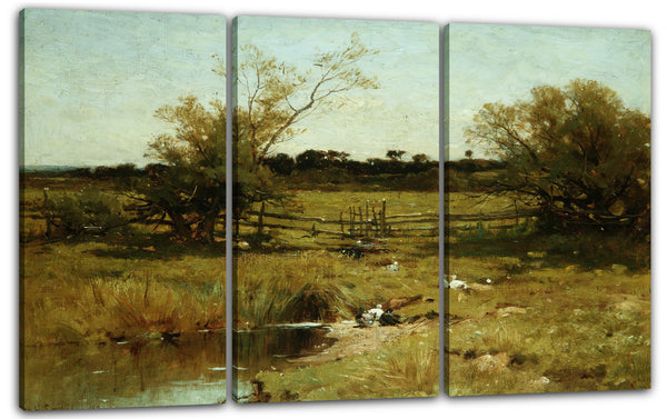 Leinwandbild George Henry Smillie - East Hampton Wiesen