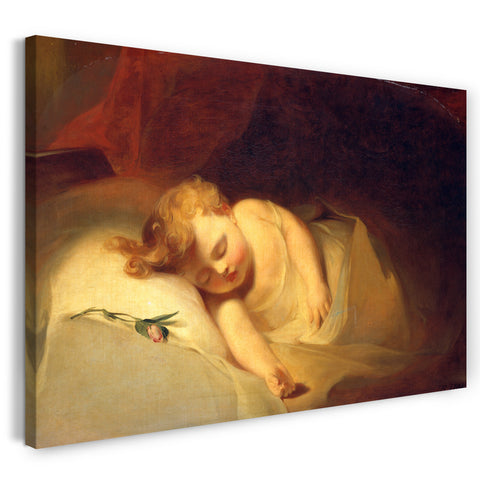 Leinwandbild Thomas Sully - Kind schläft (Rosebud)