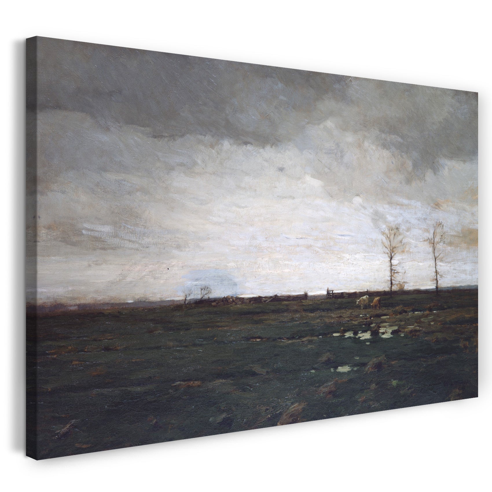 Leinwandbild William Langson Lathrop - Die Wiesen