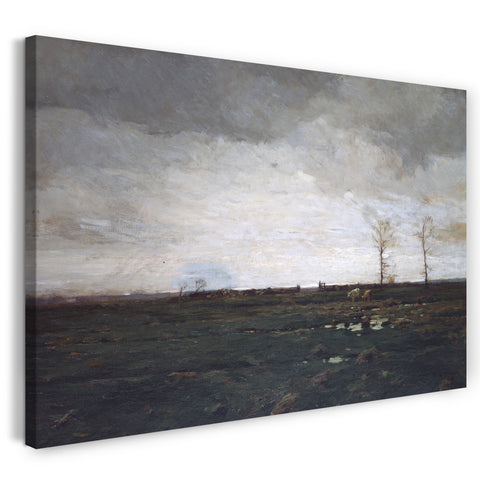 Leinwandbild William Langson Lathrop - Die Wiesen