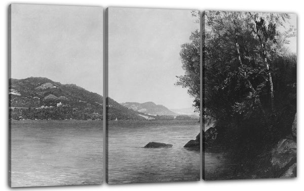 Leinwandbild John Frederick Kensett - Lake George, Eine Erinnerung