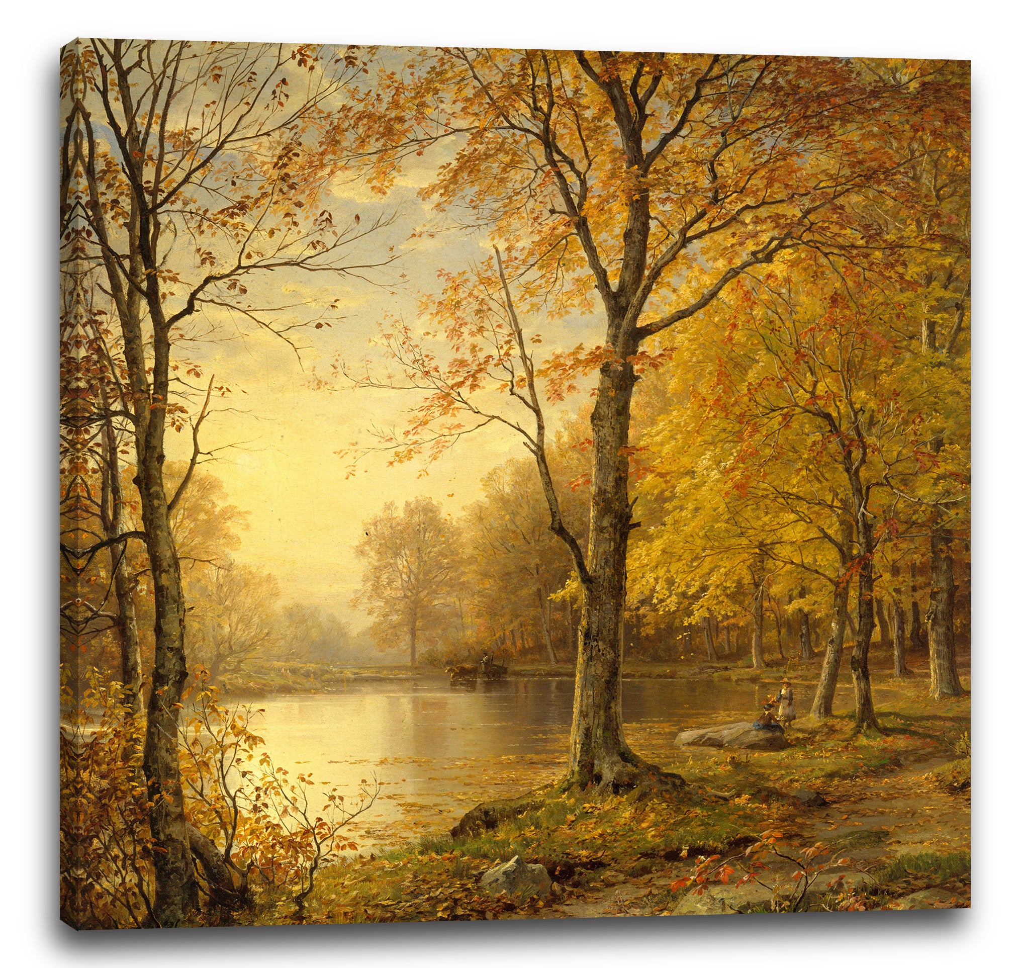Leinwandbild William Trost Richards - Indischer Sommer
