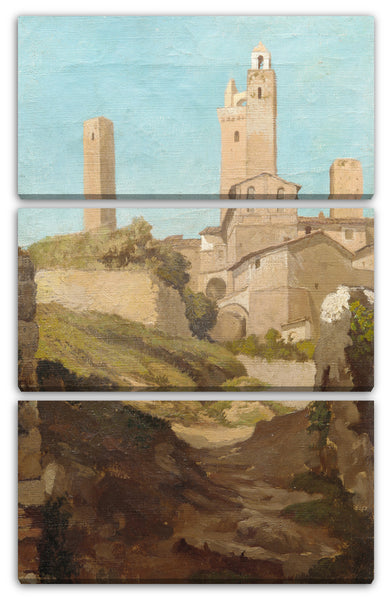 Leinwandbild Elihu Vedder - San Gimignano