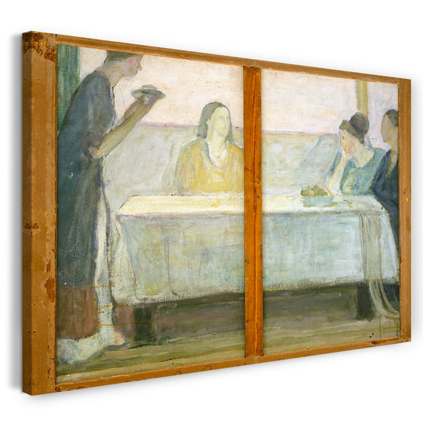 Leinwandbild Henry Ossawa Tanner - Studie für "Christus im Hause des Lazarus"