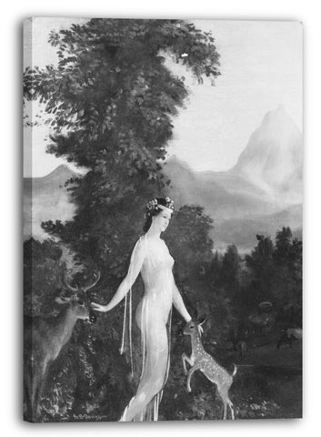 Leinwandbild Arthur B. Davies - Artemis