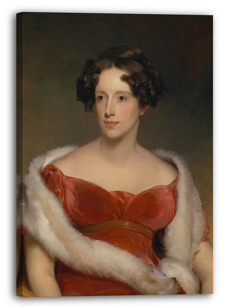 Leinwandbild Thomas Sully - Frau John Biddle (Eliza Falconer Braden)
