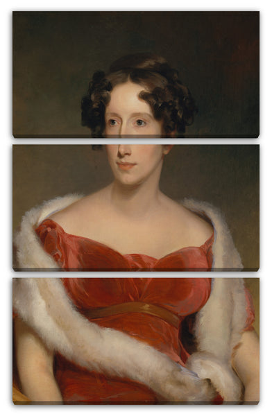Leinwandbild Thomas Sully - Frau John Biddle (Eliza Falconer Braden)