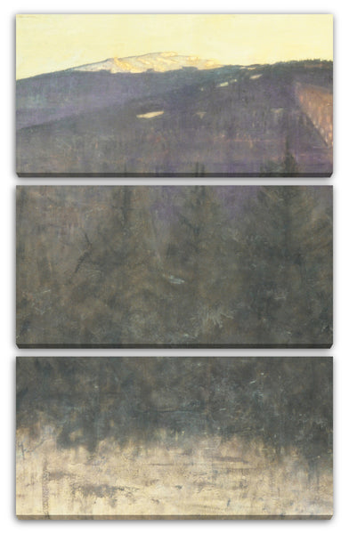Leinwandbild Abbott H. Thayer - Winter Sonnenaufgang, Monadnock
